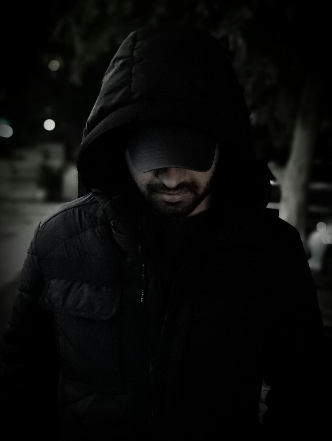 Portrait of a man in a dark jacket